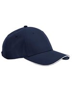 Beechfield Recycelte Polyester Sport-Tech Kappe – French Navy/White