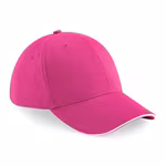 Beechfield Athleisure 6-Panel Cap mit Belüftung, Black/Yellow One Size, CB20 – Bild 3