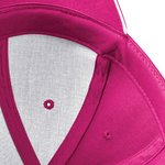 Beechfield Athleisure 6-Panel Cap mit Belüftung, Black/Classic Red One Size, CB20 – Bild 6