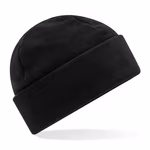 Beechfield Recycelte Fleece Beanie mit Umschlag, Mustard One Size, CB243R – Bild 3