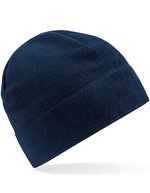 Beechfield Recyceltes Fleece Beanie mit Schlupfstil, Black One Size, CB244R – French Navy