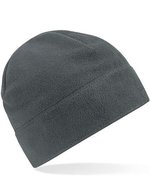 Beechfield Recyceltes Fleece Beanie mit Schlupfstil, Black One Size, CB244R – Steel Grey