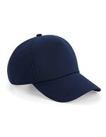 Beechfield Authentische 5-Panel Kappe aus Twill, Black One Size, CB25 – French Navy