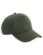 Beechfield Authentische 5-Panel Kappe aus Twill, Black One Size, CB25 – Olive Green