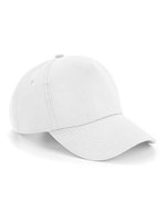 Beechfield Authentische 5-Panel Kappe aus Twill, Black One Size, CB25 – White
