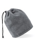 Beechfield Suprafleece® Mütze und Nackenwärmer Kombi, Black One Size, CB285 – Charcoal