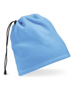 Beechfield Suprafleece® Mütze und Nackenwärmer Kombi, Black One Size, CB285 – Sky Blue