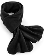 Beechfield Recycelt Fleece-Schal mit Antipilling Oberfläche – Black