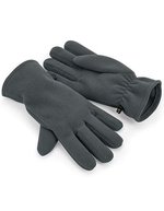 Beechfield Recycelte Fleece Handschuhe mit Clip – Steel Grey