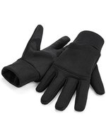 Beechfield Softshell Sporthandschuhe mit Touchscreen-Funktion – Black