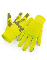 Beechfield Softshell Sporthandschuhe mit Touchscreen-Funktion – Fluorescent Yellow