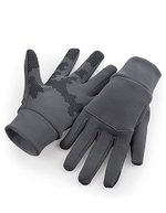 Beechfield Softshell Sporthandschuhe mit Touchscreen-Funktion – Graphite Grey