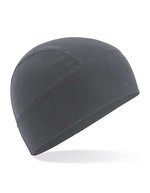 Beechfield Softshell Beanie mit Pferdeschwanzöffnung – Graphite Grey