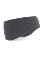 Beechfield Softshell Sport Stirnband mit Ergonomie, Black One Size, CB316 – Graphite Grey