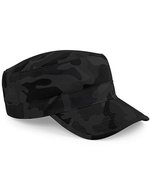 Beechfield Camo Army Cap mit Klettverschluss – Midnight Camo