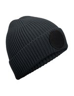 Circular Fashion Patch Beanie – Graphite Gris/Noir