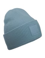 Deep Cuffed Tonal Patch Beanie – Poussiereux Bleu