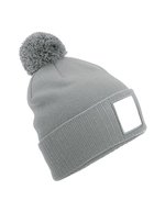 Appliqué Patch Pom Beanie – Bild 2