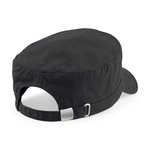 Beechfield Army Cap aus gewaschener Baumwolle, Black One Size, CB34 – Bild 3