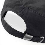 Beechfield Army Cap aus gewaschener Baumwolle, Black One Size, CB34 – Bild 4