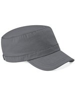 Beechfield Army Cap aus gewaschener Baumwolle – Graphite Grey