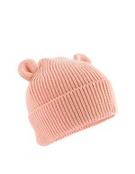 Organic Baby Bear Beanie – Peach