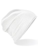 Beechfield Jersey Beanie mit Rollsaum und Elasthan, Black One Size, CB361 – Bianco