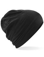 Beechfield Doppellagiger Baumwoll-Beanie Hemsedal, Black/Black One Size, CB366 – Bild 2