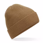 Beechfield Polylana® Ribbed Beanie with Cuff, Black One Size, CB376R – image 3