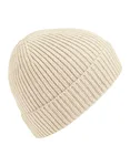Beechfield Rippstrick Beanie mit Umschlag, Steel Blue One Size, CB380 – Oatmeal