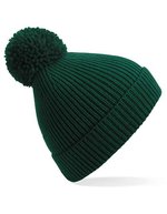 Beechfield Rippstrick Mütze mit Bommel, Oxford Navy One Size, CB382 – Vert bouteille
