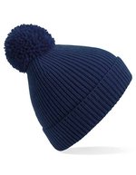 Beechfield Rippstrick Mütze mit Bommel, Oxford Navy One Size, CB382 – Oxford Marine