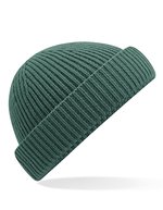 Beechfield Nachhaltige Harbour Beanie aus Recyclingmaterial, Marine Green One Size, CB383R – Marino Verde