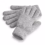 Beechfield Rippstrick Handschuhe mit Futter, Almond Marl One Size, CB387 – Bild 3