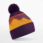 Beechfield Berglandschafts-Pom Pom Mütze aus Polyester, Alpine Peaks One Size, CB395R – Bild 4
