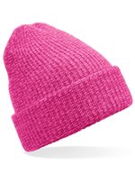 Beechfield Colour Pop Beanie aus Recyclingmaterial, Bright Blue One Size, CB396R – Bright Pink