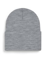 Beechfield Nachhaltiger Beanie mit breitem Umschlag, Almond One Size, CB40R – Ash