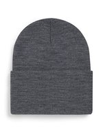 Beechfield Nachhaltiger Beanie mit breitem Umschlag, Almond One Size, CB40R – Granite
