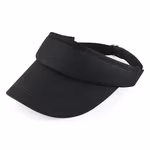 Beechfield Visiera sportiva in twill di Cotone con visiera, Black One Size, CB41 – immagine 3