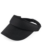 Beechfield Baumwoll-Twill Sport-Visor mit Schirm, Black One Size, CB41 – Bild 2