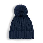 Beechfield Verbier Chunky Beanie mit abnehmbarem Bommel, Black One Size, CB413 – Bild 3