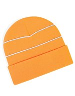 Beechfield Reflektierender Hi-Vis Beanie aus Polyacryl – Fluorescent Orange