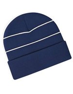 Beechfield Reflektierender Hi-Vis Beanie aus Polyacryl – French Navy