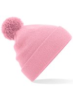 Beechfield Junior Bommelmütze aus Polyacryl – Dusky Pink