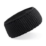 Beechfield Waffelstruktur Stirnband mit Thermoband, Black One Size, CB434 – Bild 3