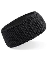 Beechfield Waffelstruktur Stirnband mit Thermoband, Black One Size, CB434 – Bild 2