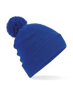 Beechfield Thermal Snowstar® Beanie mit Fleece-Futter, Black One Size, CB439 – Bright Royal