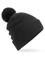 Beechfield Thermal Snowstar® Beanie mit Fleece-Futter, Black One Size, CB439 – Charcoal