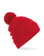 Beechfield Thermal Snowstar® Beanie mit Fleece-Futter, Black One Size, CB439 – Classic Red