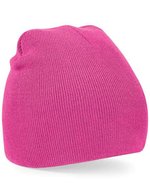 Beechfield Doppellagige Strickmütze in vielen Farben in, Classic Red One Size, CB44 – Fuchsia